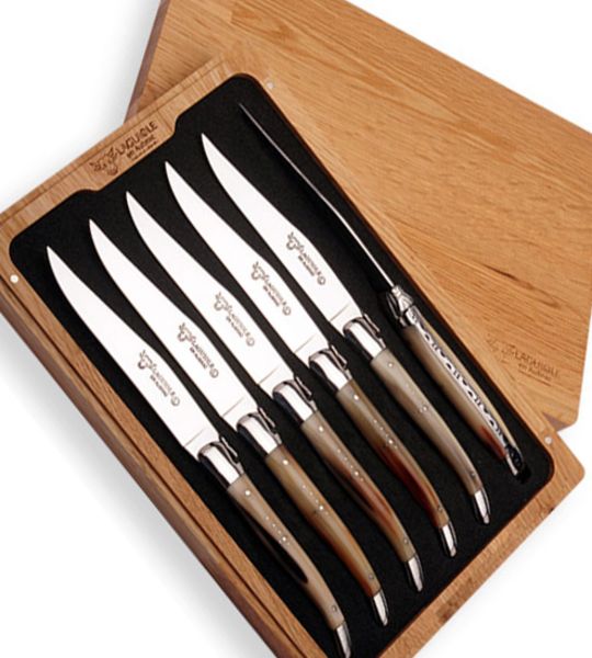 LeA 6 Steakmesser Hornspitze