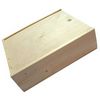 corviscom 3er Holzbox mit Schiebedeckel, geschlossen