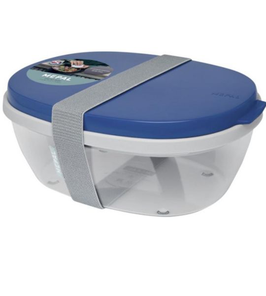 Mepal, Ellipse Salatbox mit Dressingdose