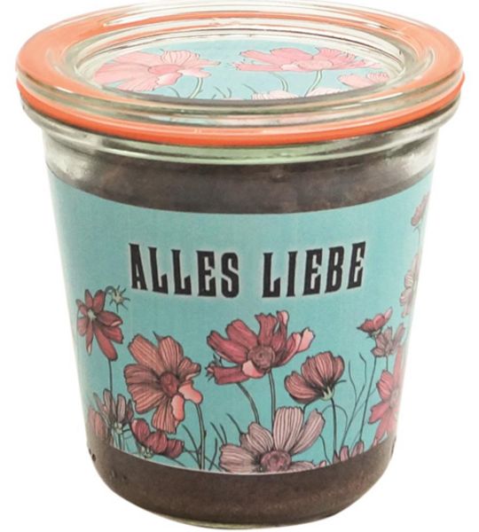 Hof Loebke, Kirsch-Kuchen Alles Liebe 290ml Sturz-Weckglas 290 ml