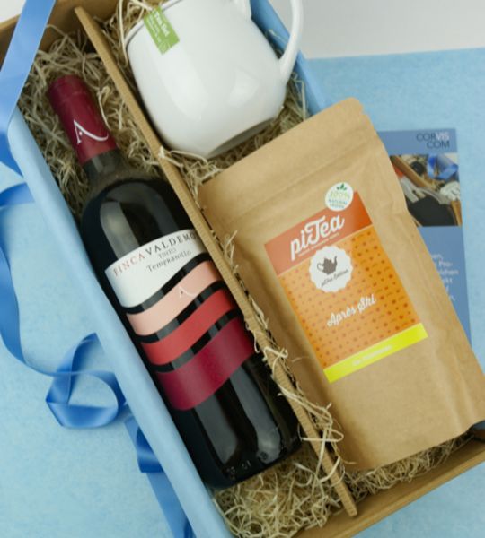Aprés Ski Geschenk mit Wein