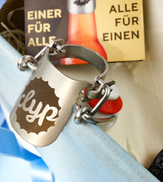 Nachhaltiger Clyp® im Baumwollbeutel