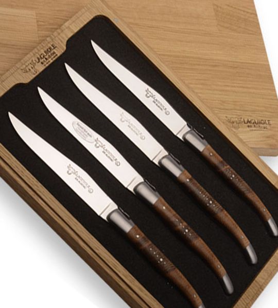 4er Set Steakmesser Holz