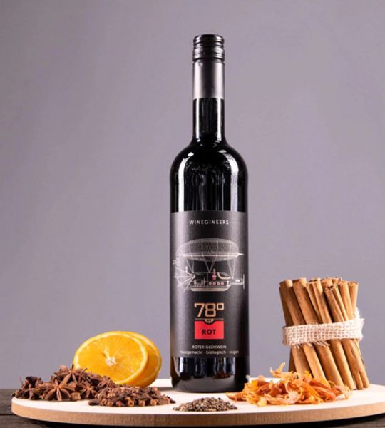 winegineers, 78° ROT– veganer Bio Glühwein