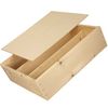 corviscom 3er Holzbox mit Schiebedeckel