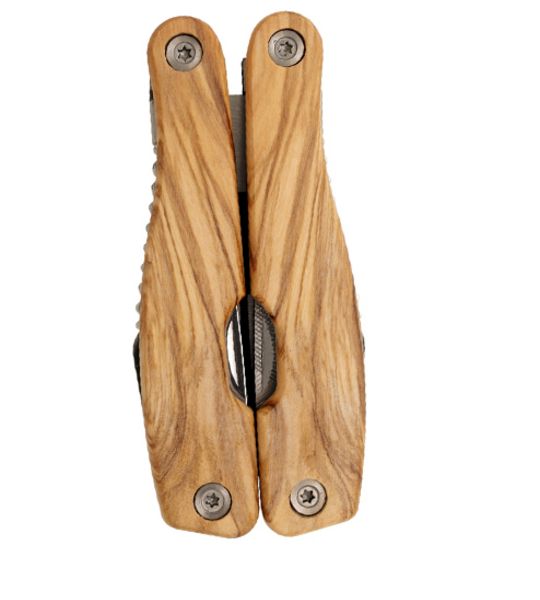 Multitool 'Locker', 12 Funktionen, Olivenholz geschlossen