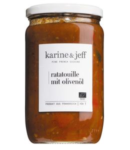 Karine & Jeff, Ratatouille mit Olivenöl im Glas, Bio 350 g