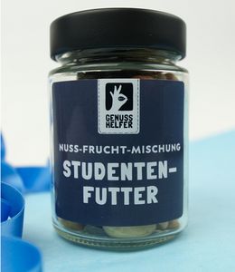 Bremer Gewürzhandel, Studentenfutter, 100 g Glas, Standardetikett
