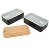 Baladéo doppelte Lunchbox Mihara schwarz
