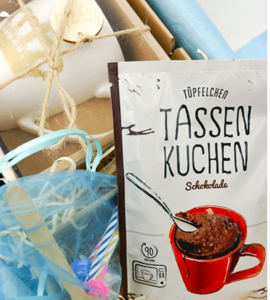 Geschenk Set mit Porzellanbecher