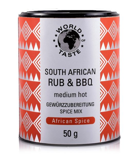World of Taste, South African Rub & BBQ, 60 g Front