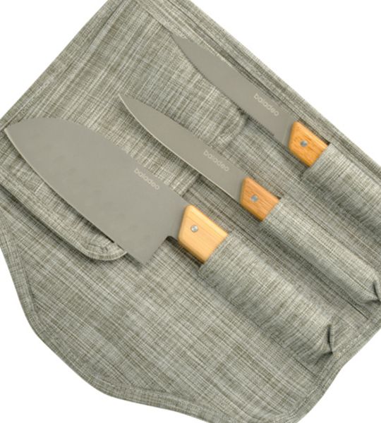 Baladéo Set mit 3 Kochmessern, Shokki