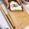 Baladéo Frühstücks-Brettchen 'Takeita' mit Buttermesser Bambus