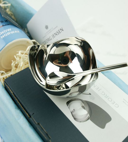corviscom Geschenkpaket Salz Deluxe mit Georg Jensen
