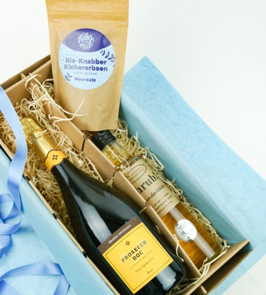 corviscom gechenkpaket Prosecco Hugo