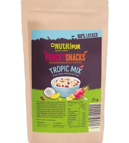 NutriPur, Gefriergetrocknete Früchte, Tropic Mix 25g
