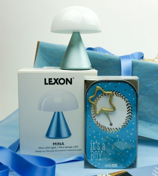 corviscom Geschenkpaket zur Geburt Blau