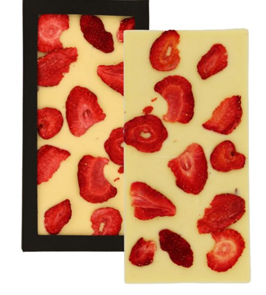 Confiserie Möhlenkamp, Erdbeer Schokolade 100g