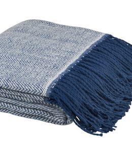 Seasons, Plaid aus Strick mit Fransen