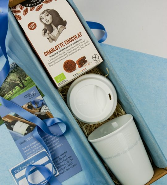 Coffee to go mit Porzellanbecher