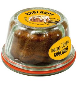 Hof Löbke, Orange-Zitrone Kuchen 280ml Gugelhupf-Weckglas